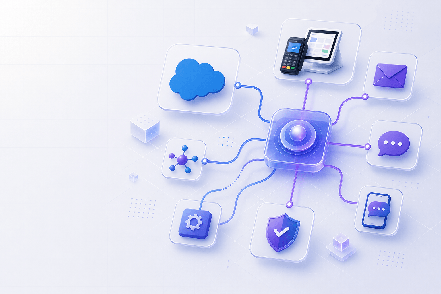 QEMENT kurumsal entegrasyonlar — CRM, ödeme, e-posta, SMS ve API bağlantıları